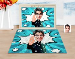Kişiye Özel Matrix Neo Karikatürlü 1000 Parça Profesyonel Puzzle-1