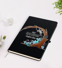Kişiye Özel Happy Halloween Tasarımlı Siyah Defter-17