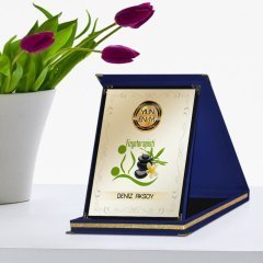 Kişiye Özel Yılın En İyi Fizyoterapisti Lacivert Plaket Ödülü