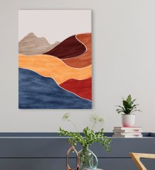 BK Gift Otel Odası Konseptli Kanvas Tablo 50x70cm-5