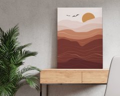 BK Home Minimalist Landscape Tasarımlı Kanvas Tablo 50x70cm-2