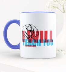 Kişiye Özel İngilizce Öğretmeni Mavi Kupa Bardak - 2