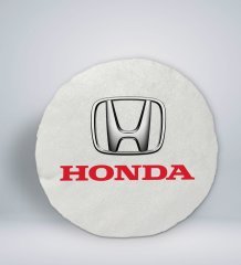 BK Gift Honda Tasarımlı Yuvarlak Araç Koltuk Yastığı-1