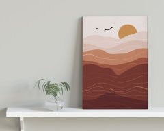BK Home Minimalist Landscape Tasarımlı Kanvas Tablo 30x50cm-2