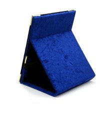 Kişiye Özel Mavi Kadife Albüm Plaket (12x16 cm.)