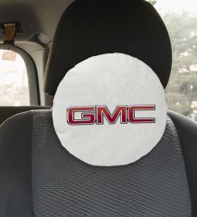 BK Gift GMC Tasarımlı Yuvarlak Araç Koltuk Yastığı-1