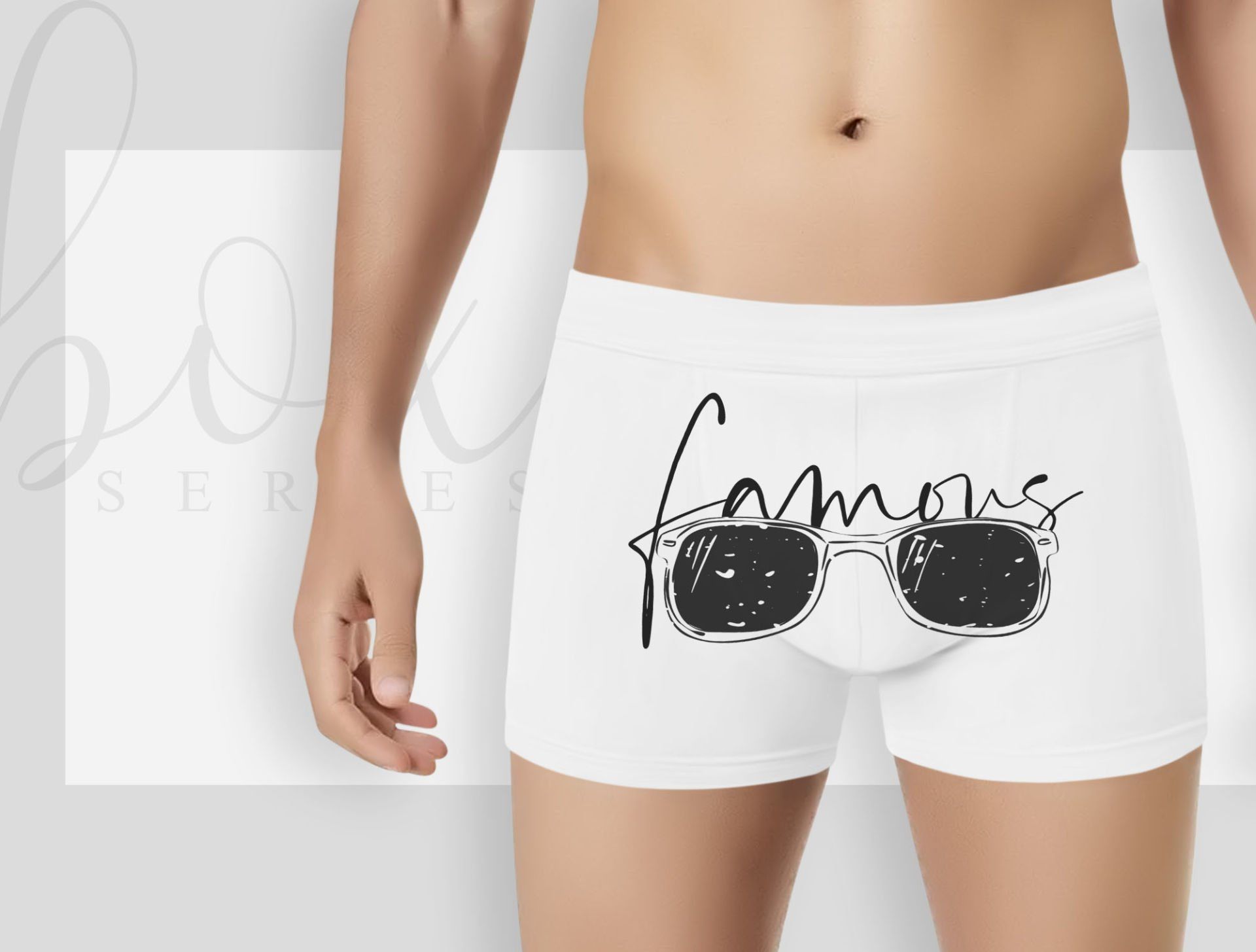 BK Gift Özel Tasarım Eğlenceli Beyaz Erkek Boxer, Yıl Dönümü/ Doğum Günü / Sevgililer Günü Hediyeleri,  Erkek Arkadaş Hediye, Esprili Hediye-9