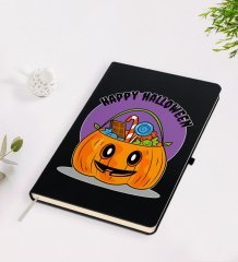 BK Gift Happy Halloween Tasarımlı Siyah Defter-11