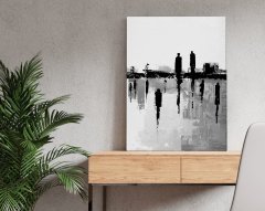 BK Home Gray Morning Tasarımlı Kanvas Tablo 50x70cm-1