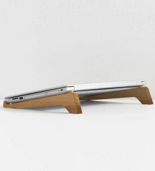 BK Gift Taşınabilir Ahşap Notebook Laptop Standı