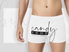 BK Gift Özel Tasarım Eğlenceli Beyaz Erkek Boxer, Yıl Dönümü/ Doğum Günü / Sevgililer Günü Hediyeleri,  Erkek Arkadaş Hediye, Esprili Hediye-6