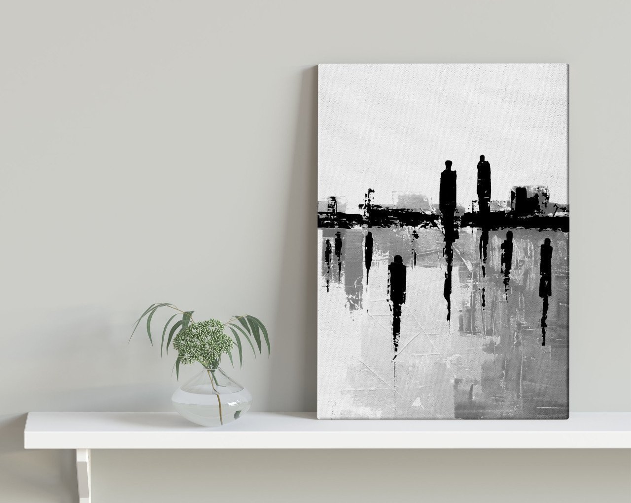 BK Home Gray Morning Tasarımlı Kanvas Tablo 30x50cm-1