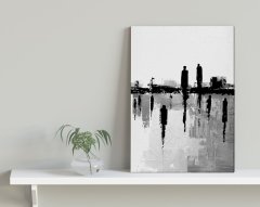 BK Home Gray Morning Tasarımlı Kanvas Tablo 30x50cm-1
