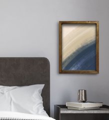 BK Gift Otel Odası Konseptli Doğal Masif Ahşap Çerçeveli Tablo 45x65cm-15