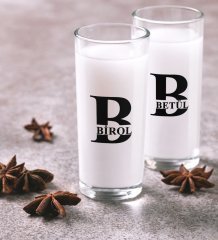 Kişiye Özel Renkli Baskılı İsimli İkili Rakı Bardağı Seti-31