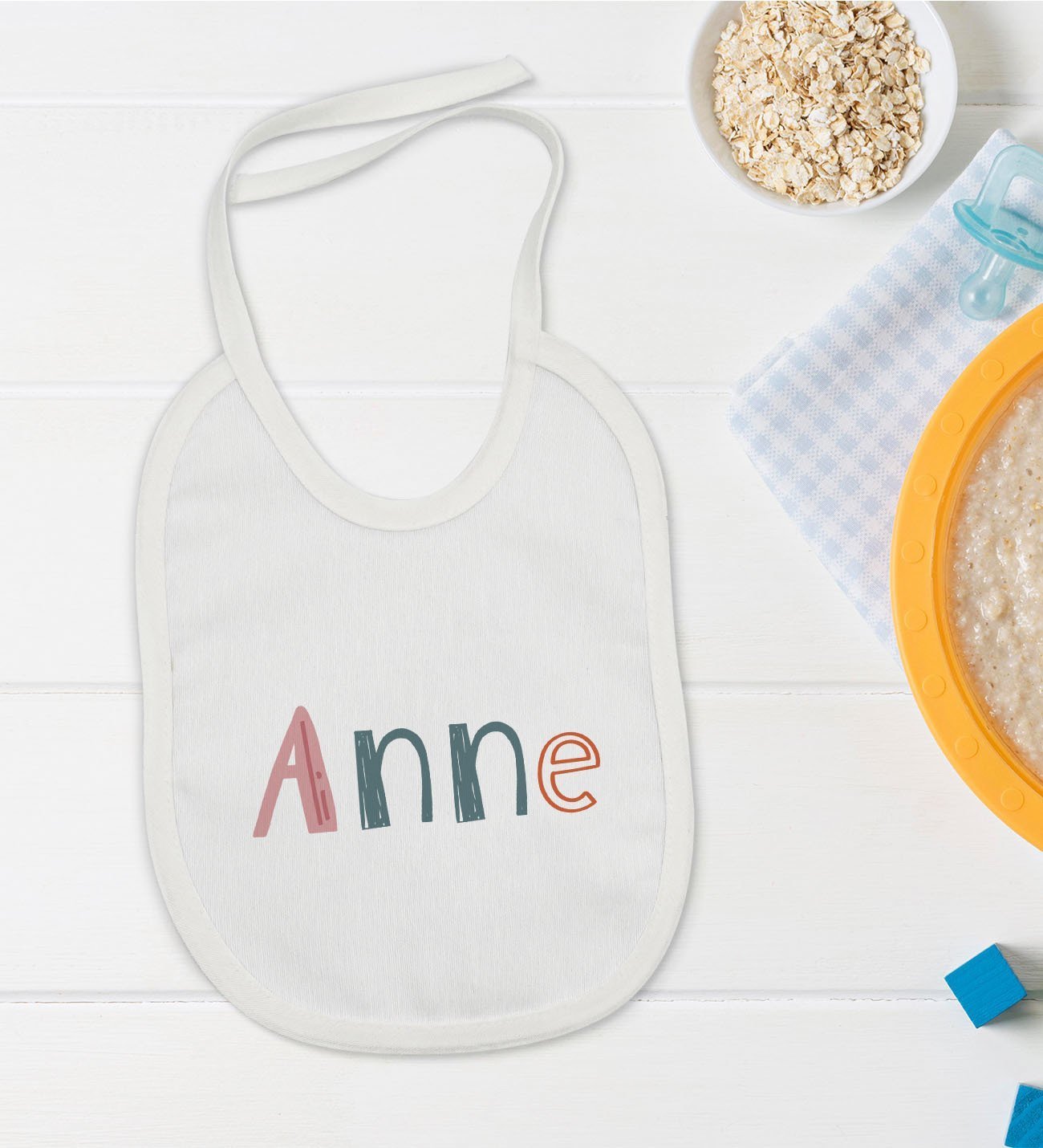BK Kids Anne Tasarımlı Bebek Mama Önlüğü - Model 1
