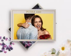 Kişiye Özel Yağlıboya Tasarımlı 1000 Parça Profesyonel Puzzle