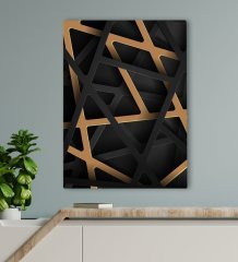 BK Gift Otel Odası Konseptli Kanvas Tablo 70x100cm-1