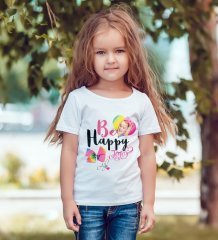 Kişiye Özel Jojo Siwa Be Happy Çocuk Tişört