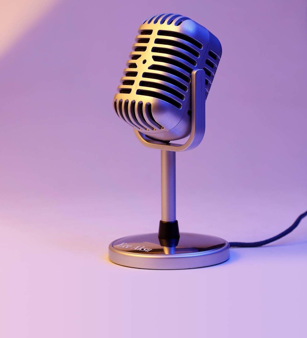 Kişiye Özel Nostaljik Karaoke Masa Mikrofonu