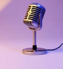 Kişiye Özel Nostaljik Karaoke Masa Mikrofonu