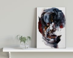 BK Home Distortion Tasarımlı Kanvas Tablo 30x50cm-1