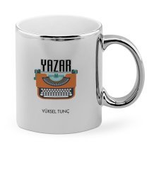 Kişiye Özel Mesleki Yazar Krom Kupa Bardak - 2