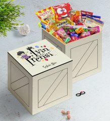 Kişiye Özel Evin Prensi Ahşap Kutuda Nostaljik Lezzetler Hediye Seti-1