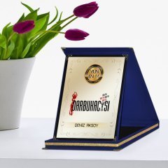 Kişiye Özel Yılın En İyi Darbukacısı Lacivert Plaket Ödülü