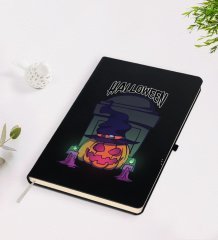 BK Gift Halloween Tasarımlı Siyah Defter-1