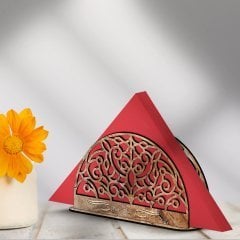 Kişiye Özel Ahşap Peçetelik - Model 5-6