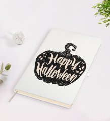 BK Gift Happy Halloween Tasarımlı Beyaz Defter-9