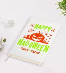 BK Gift Happy Halloween Tasarımlı Beyaz Defter-8