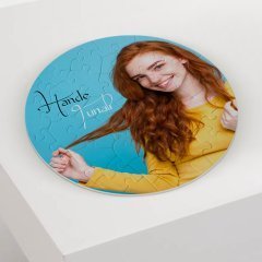 Kişiye Özel Yuvarlak Puzzle