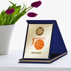 Kişiye Özel Yılın En İyi Basketbolcusu Lacivert Plaket Ödülü - 2