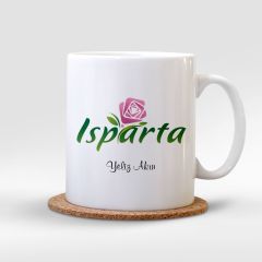 Kişiye Özel Isparta Beyaz Kupa Bardak - 002