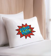 BK Gift Kişiye Özel Baba Temalı Pamuklu Yastık Kılıfı-8 50x70cm, Babaya Hediye, Babalar Günü Hediyeleri