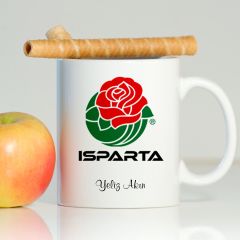Kişiye Özel Isparta Beyaz Kupa Bardak - 001