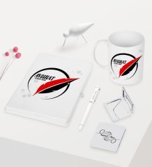 Kişiye Özel Avukat Temalı Beyaz Defter Kalem Kupa Ayna Seti - 13