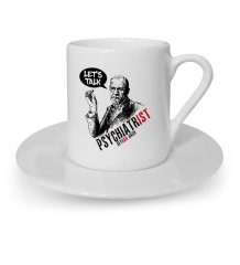 Kişiye Özel Mesleki Psikiyatrist Türk Kahvesi Fincanı - 5