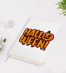 BK Gift Halloween Tasarımlı Beyaz Defter-3
