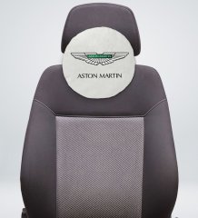 BK Gift Aston Martin Tasarımlı Yuvarlak Araç Koltuk Yastığı-1