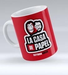 Kişiye Özel La Casa De Papel Kupa Bardak - 7