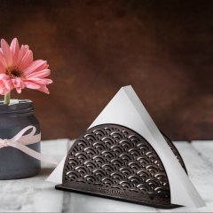 Kişiye Özel Ahşap Peçetelik - Model 3-4
