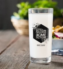 Kişiye Özel Renkli Baskılı Önce Kiminle İçtiğini Bileceksin Rakı Bardağı-4