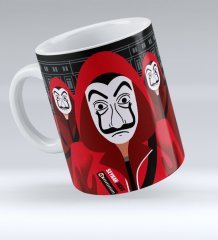 Kişiye Özel La Casa De Papel Kupa Bardak - 6