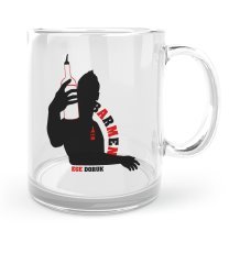 Kişiye Özel Mesleki Barmen Cam Kupa Bardak - 1