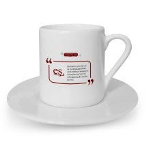 Kişiye Özel Eş Türk Kahvesi Fincanı - 1