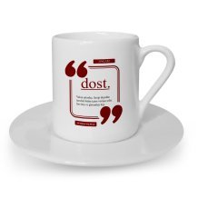 Kişiye Özel Dost Türk Kahvesi Fincanı - 4