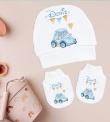 BK Kids Kişiye Özel Hastane Çıkışı, Bebek Kıyafeti, Yeni Doğan Bebek Hediyesi, 6 Parça Beyaz Bebek Elbise Giyim Seti-28